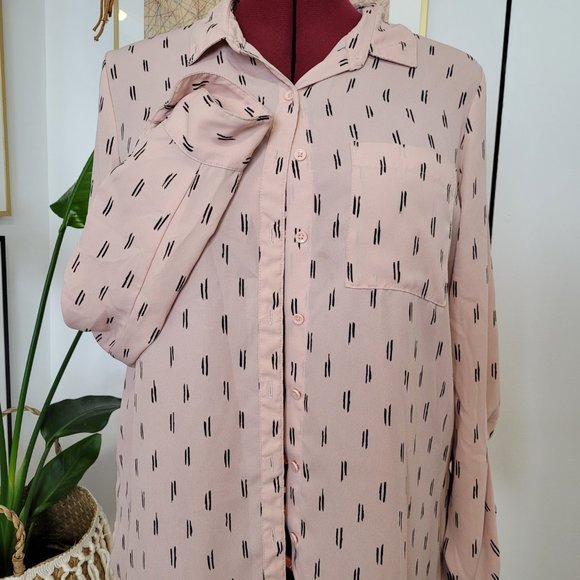 REITMANS Women’s Pink Blouse Size Large - Picture 2 of 7
